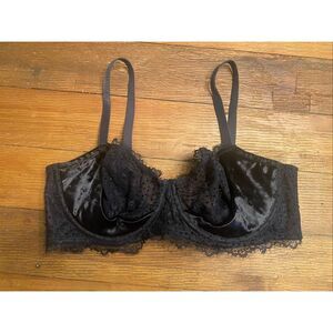 Victoria’s Secret 36D dream angels push-up no padding black lace lingerie bra
